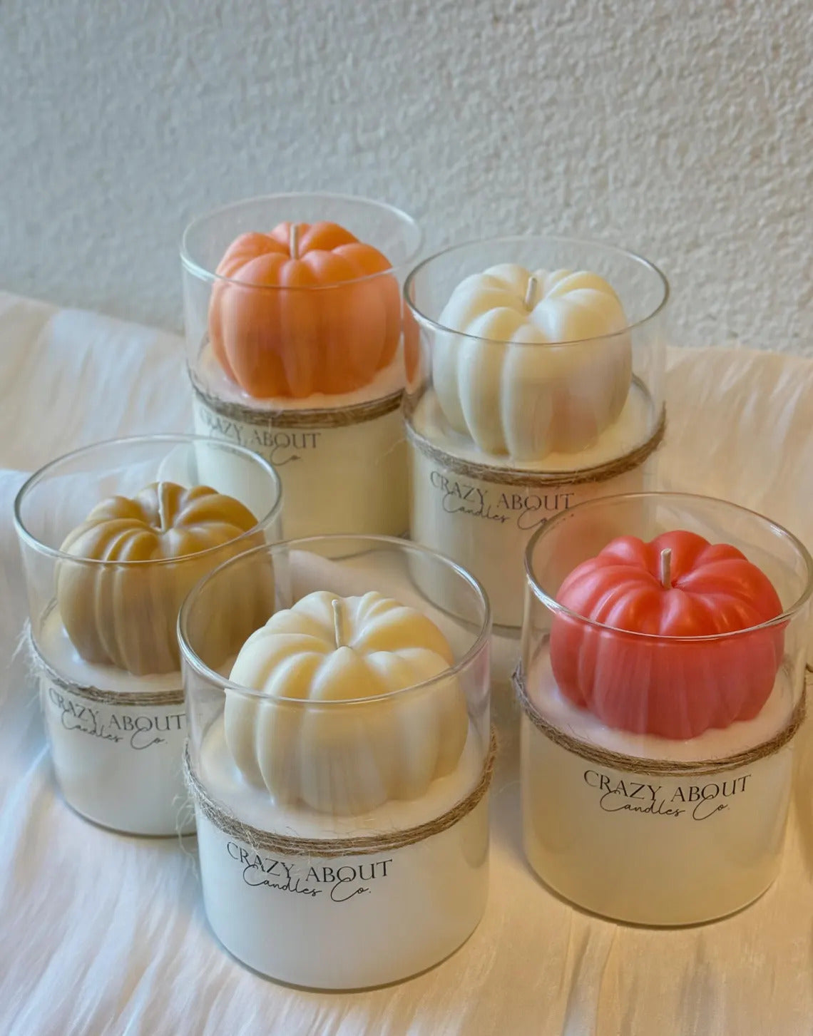 Pumpkin Season Soy Wax Candle• Seasonal Gift •Home Decor - 5 COLORS - 4 FRAGRENCES -