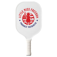 Thumbnail for Little Miss Freedom Proudly Patriotic Pickleball Paddle