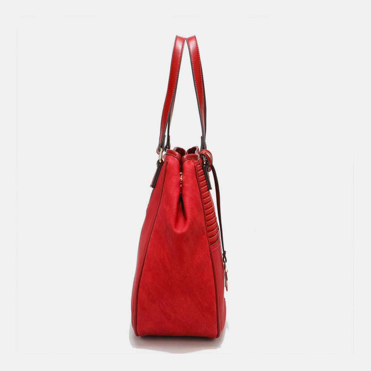 Nicole Lee USA Scallop Stitched Tote Bag - T - 2 COLORS -