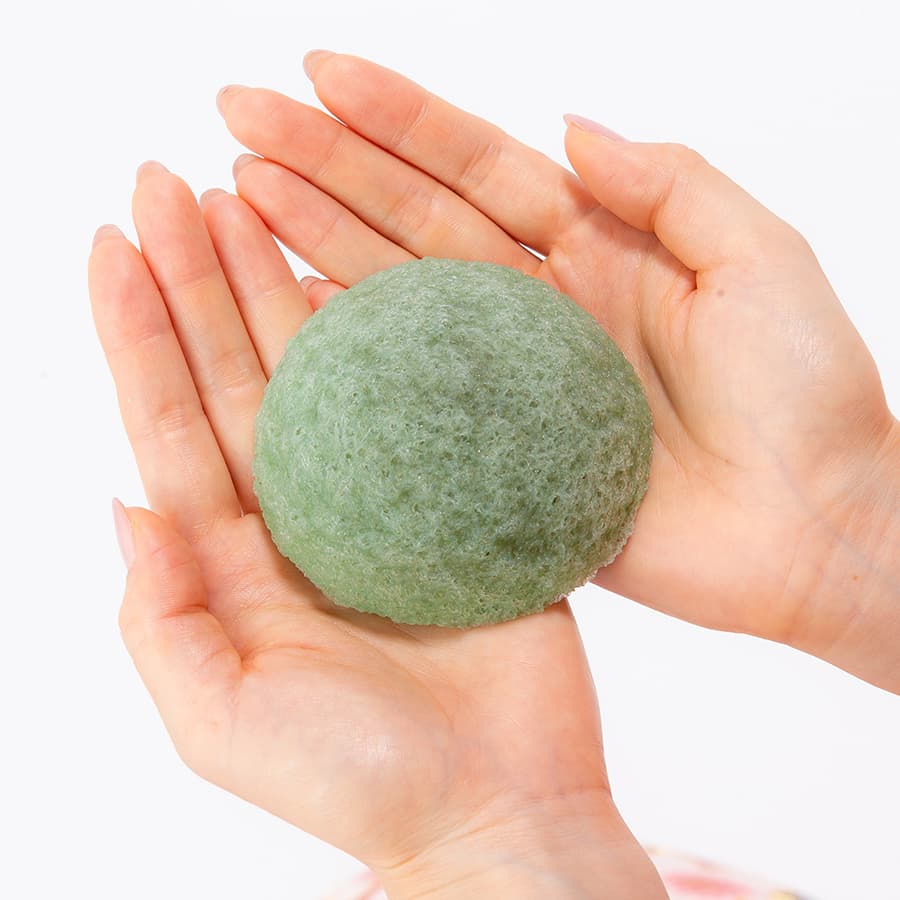 Irawo - Green Tea Konjac Face Sponge -