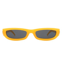 Thumbnail for Cramilo - Skybloom - Retro Rectangle Narrow Tinted Sunglasses - 7 COLORS -