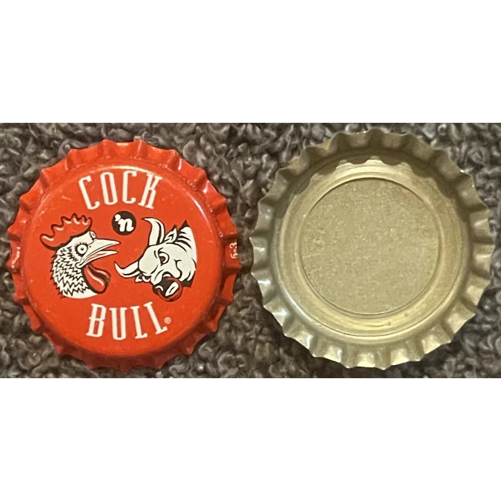 Vintage 1970s Cock N Bull Soda Bottle Cap, Incredible Collectible!