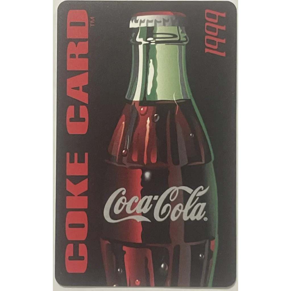 Vintage 1990s Coke Coca Cola Limited Edition 🎉 Soda Card With Cool Regional Promos