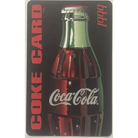 Thumbnail for Vintage 1990s Coke Coca Cola Limited Edition 🎉 Soda Card With Cool Regional Promos