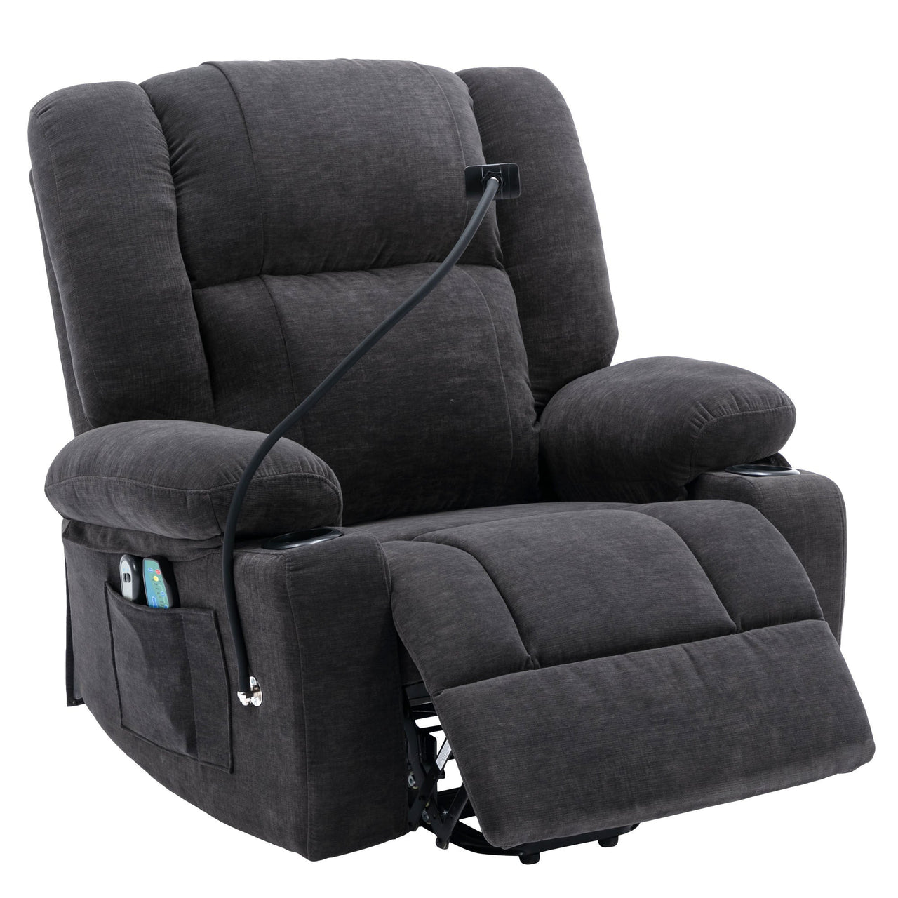 Power Lift Recliner Chair Electric Recliner for Elderly Recliner Chair With Massage and Heating Functions, Remote, Phone