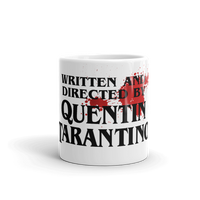 Thumbnail for Written and Directed by Quentin Tarantino (Bloodstained) Mug - 2 SIZES - 1 COLOR -