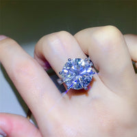 Thumbnail for 10 Carat Moissanite 925 Sterling Silver Ring