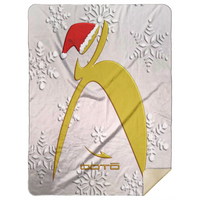 Thumbnail for OOTO - BIG STEPPIN GLYPHIC SANTA - MSHL Premium Sherpa Blanket 60