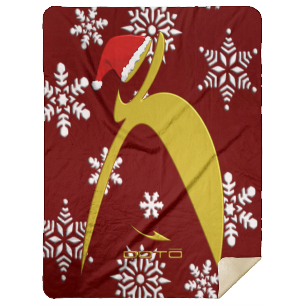 OOTO - BIG STEPPIN GLYPHIC SANTA - MSHL Premium Sherpa Blanket 60"X80" - 8 COLORS -