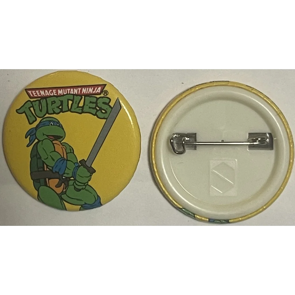 Vintage Teenage Mutant Ninja Turtles Movie Pin, Leonardo, 1990 Tmnt