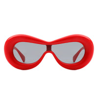 Thumbnail for Cramilo - Argo - Oversized Y2K Inflated Frame One Piece Lens Sunglasses - 6 COLORS -