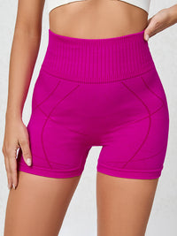 Thumbnail for High Waist Active Shorts - 3 SIZES - T - 4 COLORS -