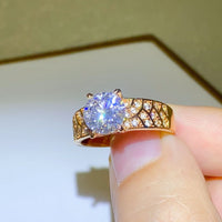 Thumbnail for 1.5 Carat 925 Sterling Silver Moissanite Ring