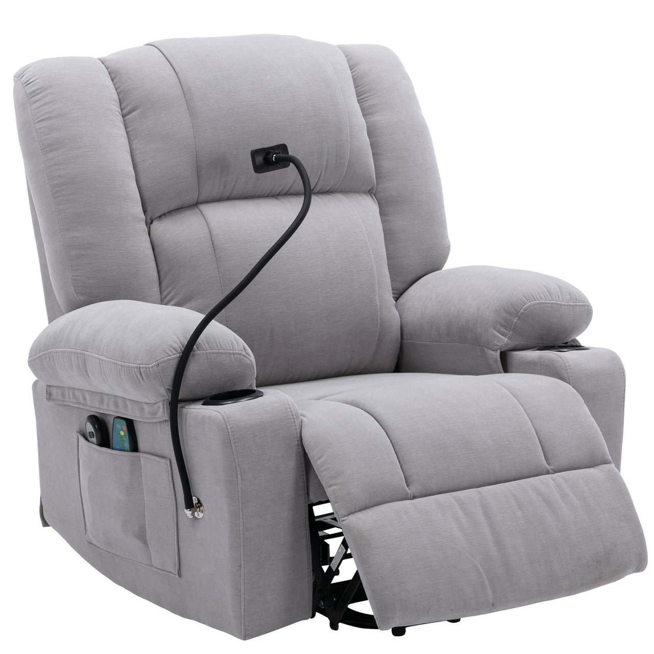 Power Lift Recliner Chair Electric Recliner for Elderly Recliner Chair With Massage and Heating Functions, Remote, Phone