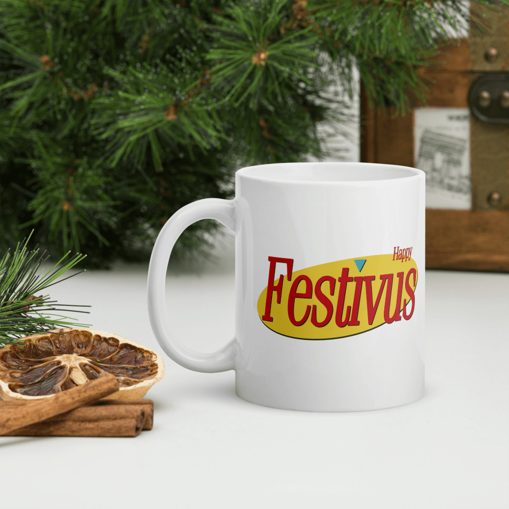 Happy Festivus for the Rest of Us, Seinfeld Mug - 2 SIZES - 1 COLOR -