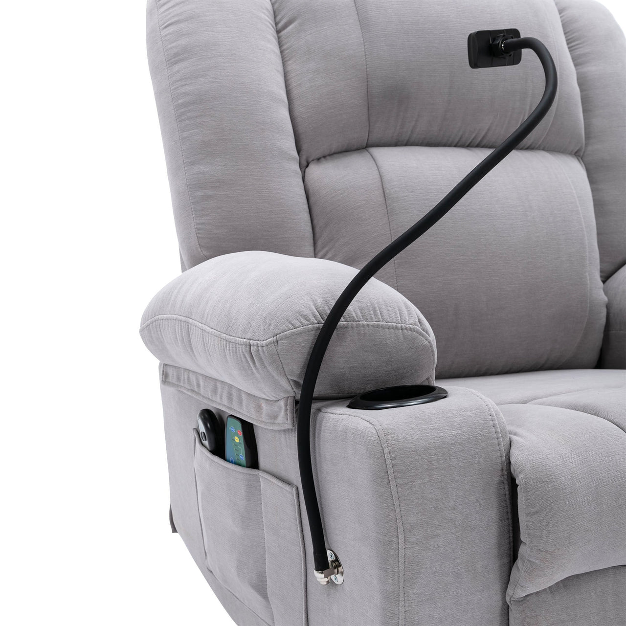 Power Lift Recliner Chair Electric Recliner for Elderly Recliner Chair With Massage and Heating Functions, Remote, Phone