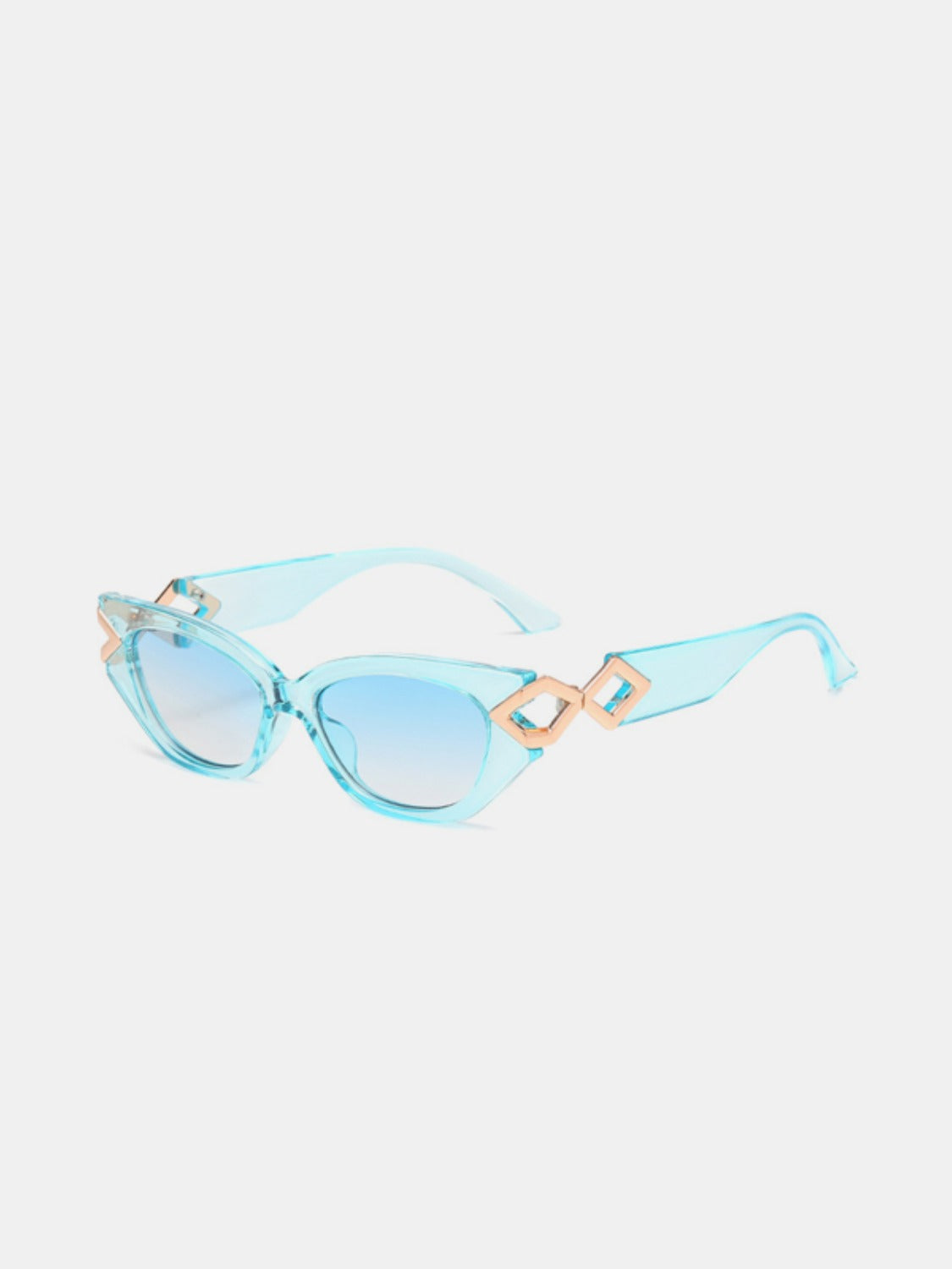 Polycarbonate Frame Cat-Eye Sunglasses - T - 7 COLORS -