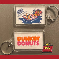 Thumbnail for Vintage Dunkin' Donuts Coffee Coolatta Keychain 1990s Rip 1994-2017