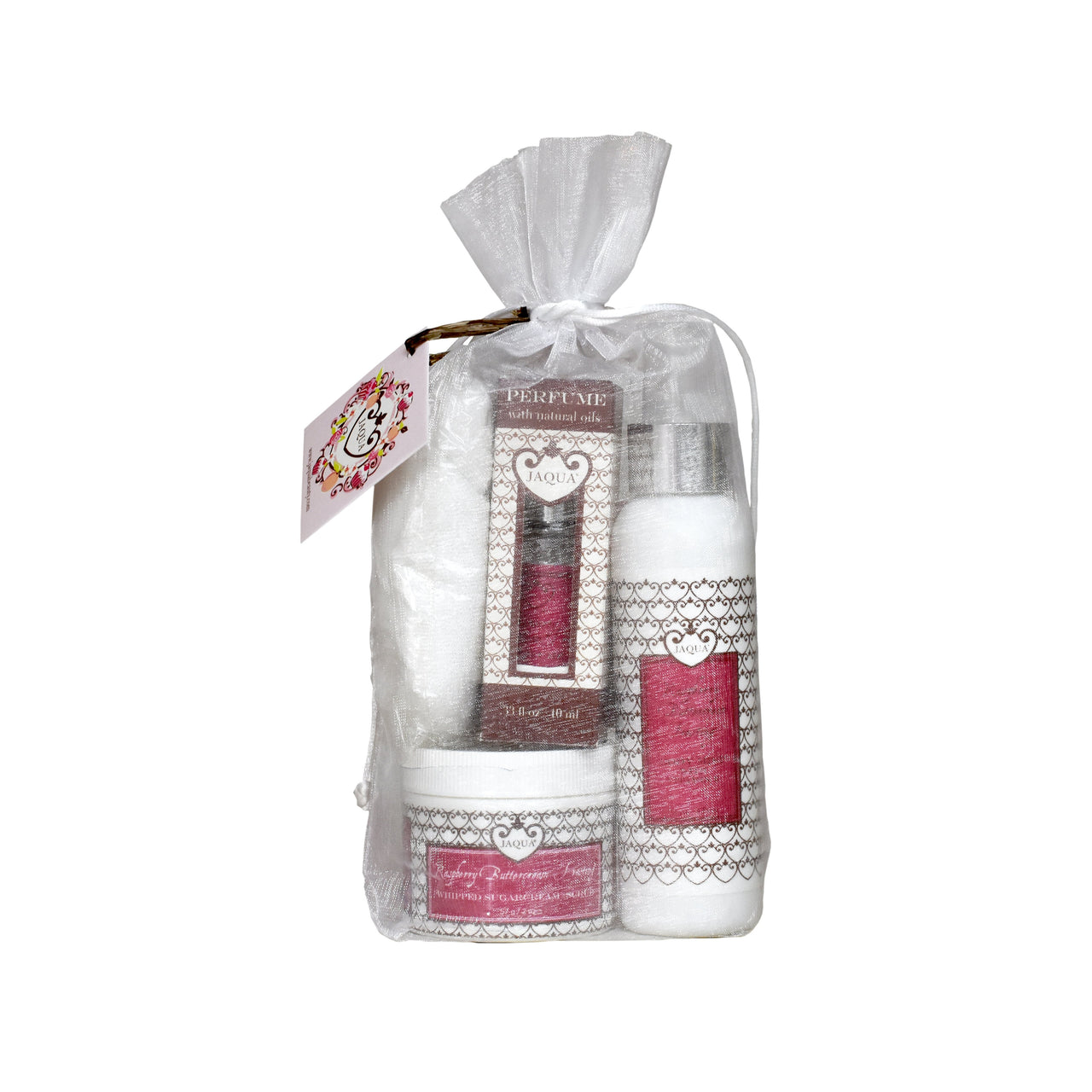 JAQUA - Raspberry Buttercream Frosting Essentials Gift Bag Set -