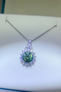 Thumbnail for 3 Carat Moissanite 925 Sterling Silver Pendant Necklace