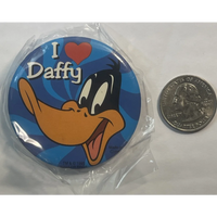 Thumbnail for Vintage 1995 Looney Tunes Pin, I Love Daffy Duck, Unopened in Package!