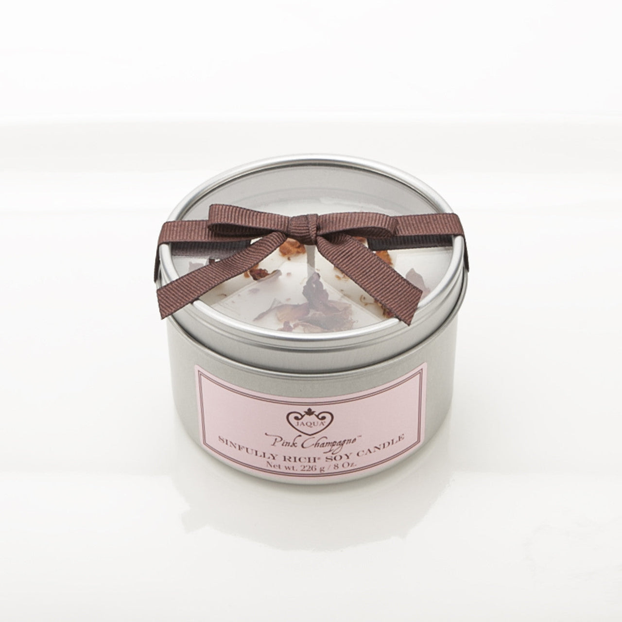 JAQUA - Pink Champagne Natural Soy Candle -