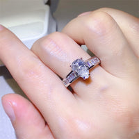 Thumbnail for 3 Carat Moissanite 925 Sterling Silver Ring