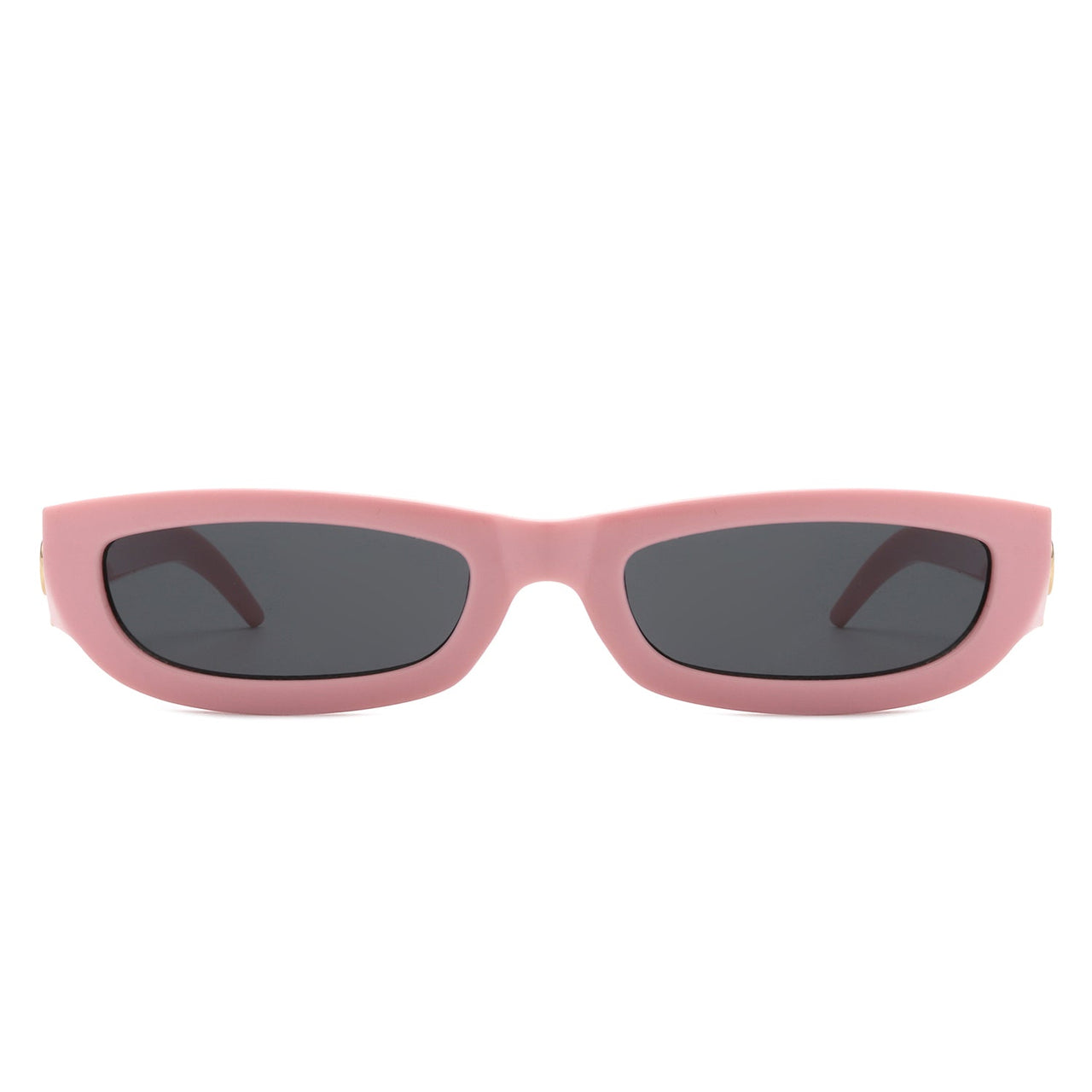 Cramilo - Skybloom - Retro Rectangle Narrow Tinted Sunglasses - 7 COLORS -