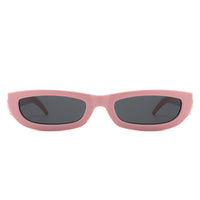 Thumbnail for Cramilo - Skybloom - Retro Rectangle Narrow Tinted Sunglasses - 7 COLORS -