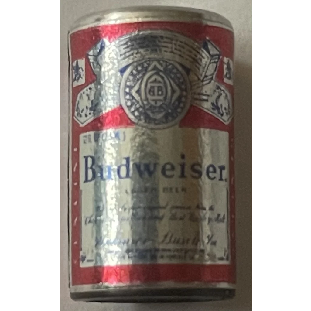 Vintage 1970s Mini Budweiser Beer Can Vending | Gumball, Never Opened!