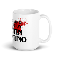 Thumbnail for Written and Directed by Quentin Tarantino (Bloodstained) Mug - 2 SIZES - 1 COLOR -