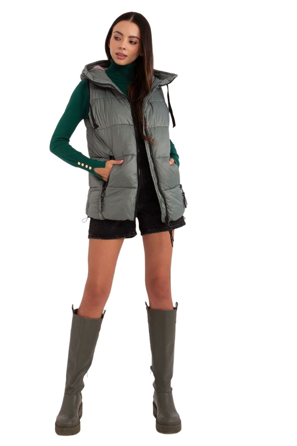 Sublevel - Hooded Gilet vest - 1 COLOR -