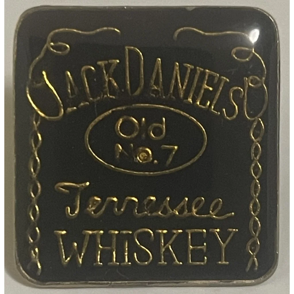 Vintage 🍹 Jack Daniels Old No. 7 Black Label Tennessee Whiskey Enamel Pin