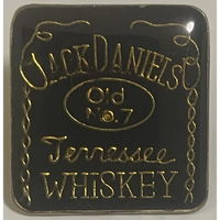 Thumbnail for Vintage 🍹 Jack Daniels Old No. 7 Black Label Tennessee Whiskey Enamel Pin