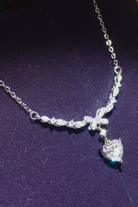 Thumbnail for 1 Carat 925 Sterling Silver Moissanite Necklace