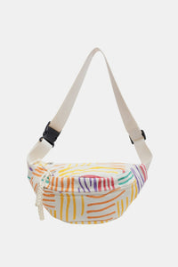 Thumbnail for Printed Adjustable Strap Sling Bag - T - 3 COLORS/DESIGNS -