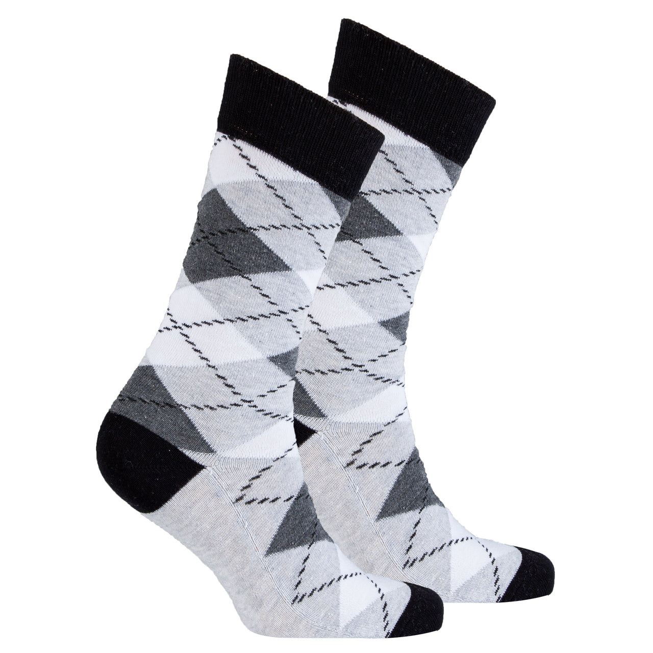 Men's Cloud Argyle Socks - 1 COLOR -