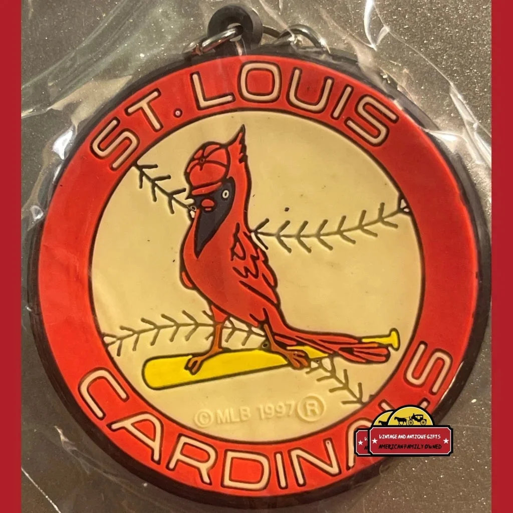 Vintage MLB St. Louis Cardinals Keychain 1997, Last Year of This Logo!