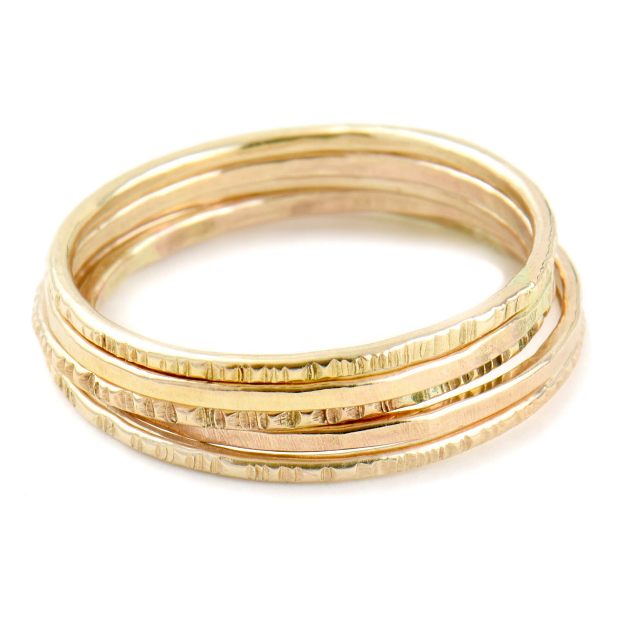 Agapantha - Paige Stackers Rings - 3 FINISHES -