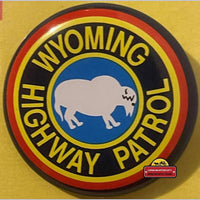 Thumbnail for Vintage 1950s Tin Litho Special Police Badge Wyoming Highway Patrol