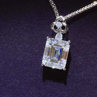 Thumbnail for 5 Carat Moissanite 925 Sterling Silver Necklace