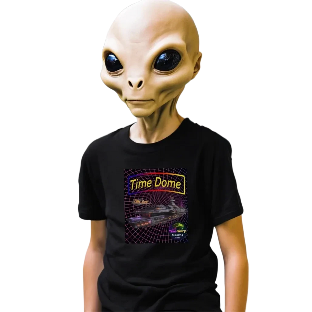 Time Dome Alien Spaceship T-Shirt - 2 COLORS -