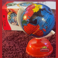 Thumbnail for Vintage 1960s Tin Globe Pencil Sharpener, Unopened in Box, Memories From Childhood