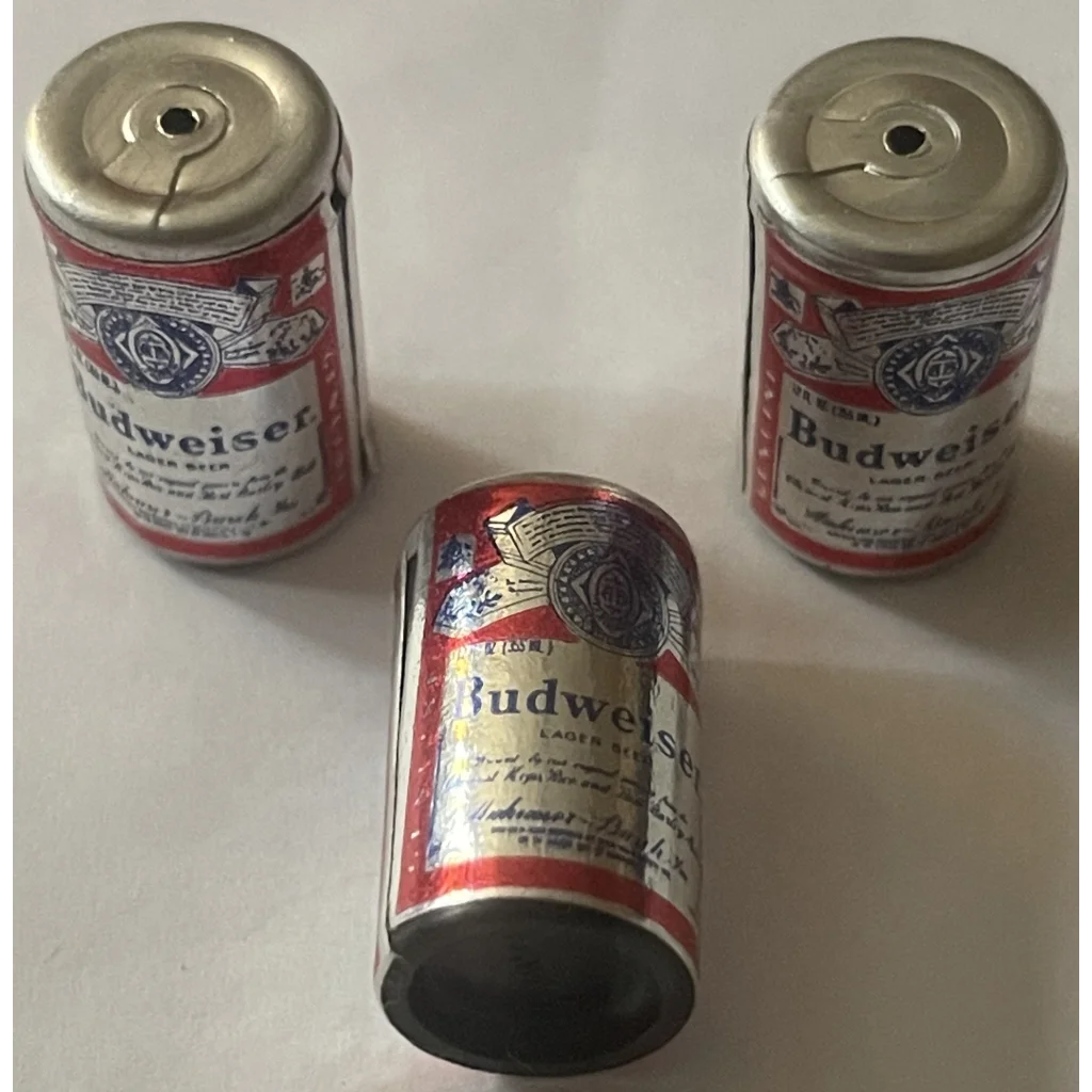 Vintage 1970s Mini Budweiser Beer Can Vending | Gumball, Never Opened!