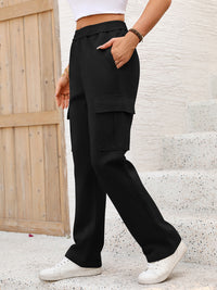 Thumbnail for Elastic Waist Pants with Pockets - T - 6 COLORS -