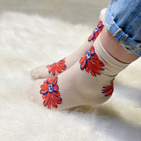 Thumbnail for Floral Vibes Sock Set - 3 PAIRS -