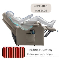 Thumbnail for Massage Recliner Chair Electric Power Lift Chairs With Side Pocket, Adjustable Massage and Heating Function for Adults A