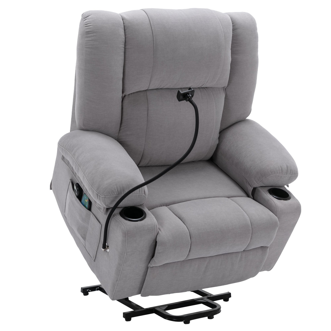 Power Lift Recliner Chair Electric Recliner for Elderly Recliner Chair With Massage and Heating Functions, Remote, Phone