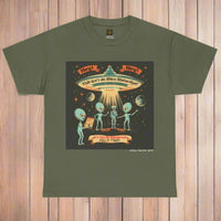 Thumbnail for Alien Quote #16, Not an Alien Abduction, It's an Unexpected Field Trip Alien T-Shirt - 4 COLORS -