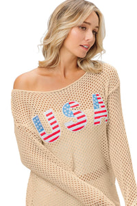 Thumbnail for BiBi USA Embroidered Knit Cover Up - Beach or Everyday - T - 1 COLOR -